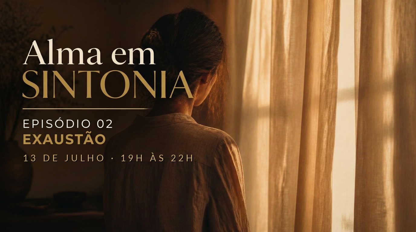 Capa do Episódio 02 — Exaustão & o vício de não parar